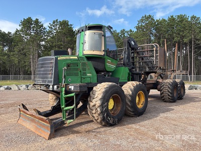 2014 John Deere 1910E 8x8 Log Forwarder