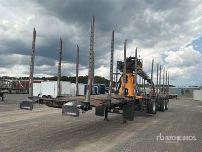 2024 Manac 23451A541 51 ft Quad/A Self-Loading Log Trailer