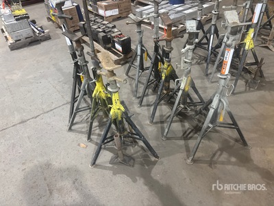 Quantity of (9) Pipe Stand