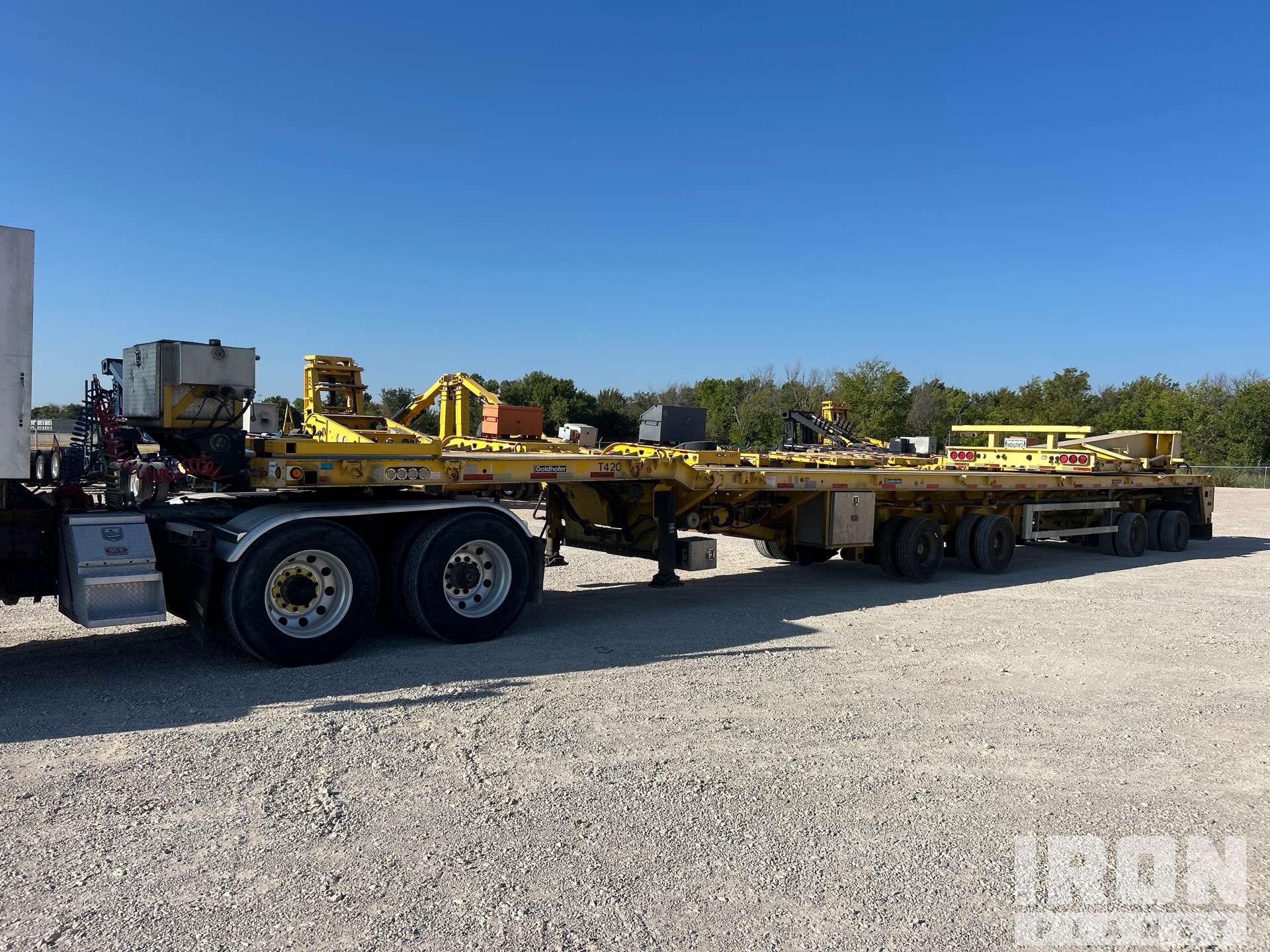 2015 Goldhofer STZ-DL4-56/80 AAA Wind Blade and Tower Trailer