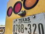 Trailer Chassis with License Plate Light Functional