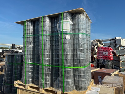 Quantity of 2026 STARVOX SV0566-21 66 ft x 5 ft Hot-dip Galvanized Welded Wire Mesh Fencing (Unused)