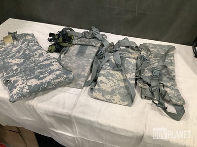 (44) Helmet Mounts, (2) Extreme Cold Weather Trousers & Assorted Items