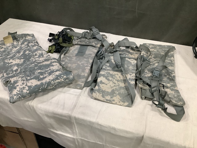 (44) Helmet Mounts, (2) Extreme Cold Weather Trousers & Assorted Items