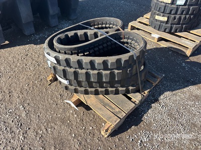 Quantity of (2) Rubber 250 x 48.5 x 80 Tracks (Unused)