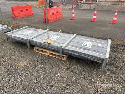 Quantity of (200) 2026 STARVOX S3048B Corrugated Steel Panels (Black) (Unused)