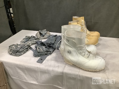 (7) Pairs of Boots, (129) Canteen Pouches, (18) Grenadier Sets & Assorted Items