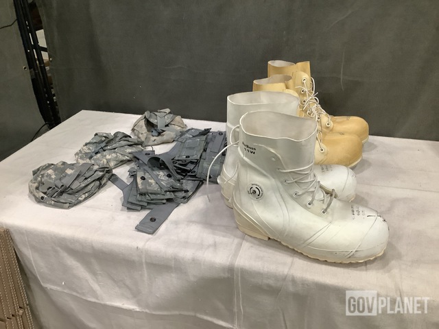 (7) Pairs of Boots, (129) Canteen Pouches, (18) Grenadier Sets & Assorted Items