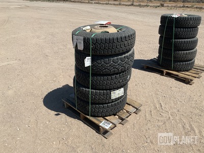 (5) Goodyear LT235/85R16 Tires w/Wheels