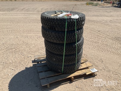 (5) Goodyear LT235/85R16 Tires w/Wheels