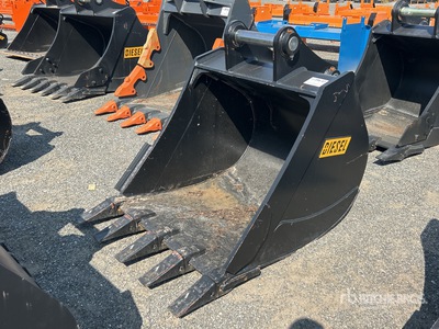 Diesel Equipment 170CL 42 in HD Tooth Excavator Bucket - Fits 70 mm
