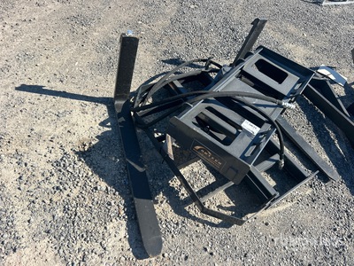 2026 ARTEER RPT-42L 60 in Rotating Hydraulic Skid Steer Forks (Unused)