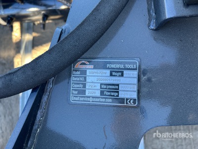 2026 ARTEER SSPR-72W 72 in Skid Steer Power Rake (Unused)