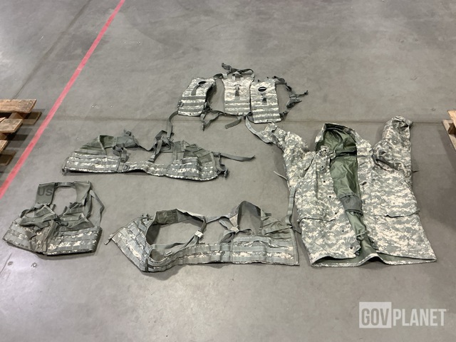 (9) Load Carriers, (6) Hydration Carriers, (7) Bandoleers & Assorted Items