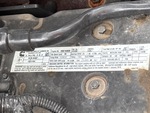 Engine with Emission Label