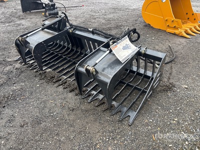 2026 ARTEER RGB-84W 84 in Rock Skid Steer Grapple Bucket (Unused)