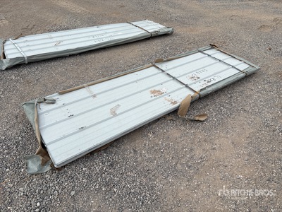 Quantity of (50) 2026 SKLP SK-XH50 10 ft Galvalume Steel Siding Roofing (Unused)