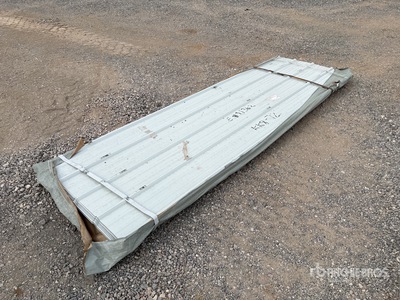 Quantity of (50) SKLP SK-XH50 10 ft Galvalume Steel Siding Roofing (Unused)