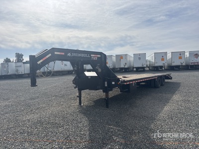 2022 Iron Bull T123 33 ft T/A Gooseneck Equipment Trailer