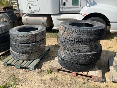 Quantity of (7) 275/80R24.5 Tires
