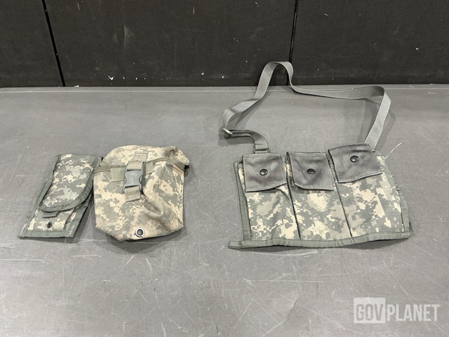 (235) M4 Two Mag Pouches, (130) Ammunition Bandoleers & Assorted Items