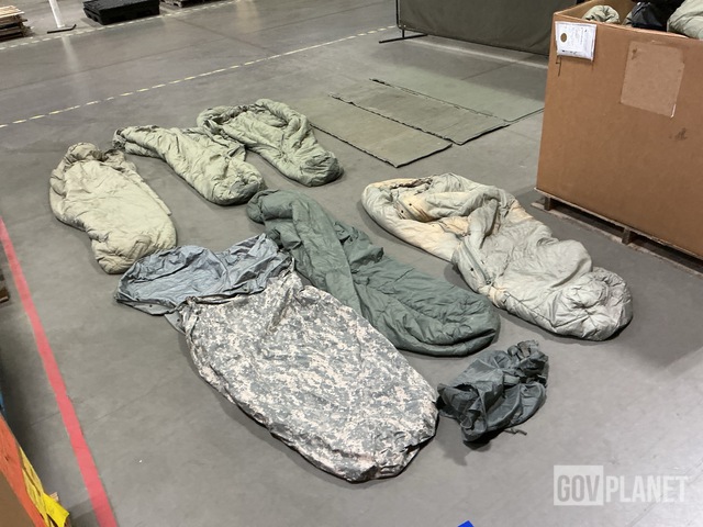 (3) Modular Sleeping Bag Systems, (21) Sleeping Bags & Assorted Items