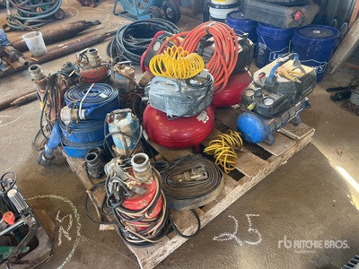 (4) AC compressor , (5) 2 in Pumps , (4) Hoses