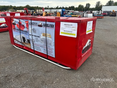 2026 Arctic Shelter 40 ft x 30 ft x 16 ft Peak Double Truss 貯蔵庫 (Unused)