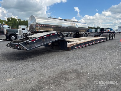 2002 Talbert T4DWS Tri/A Removable Gooseneck Lowboy Trailer