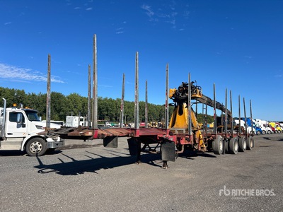 2014 Manac 23451 51 ft Quad/A Self-Loading Log Trailer