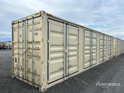 2026 40 ft High Cube Multi-Door Storage Container