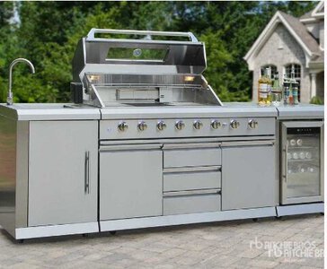 Stainless outdoor Cocina
