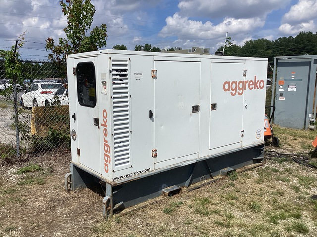 Aggreko 143 kW Skid-Mounted Generator Set