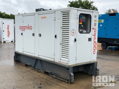 Aggreko Mfg 125 kVA Skid-Mounted Generator