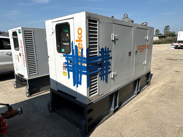 2007 Aggreko Mfg 143.4 kW Skid-Mounted Generator Set