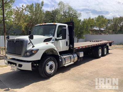 2021 International HV6 6x4 Flatbed Truck