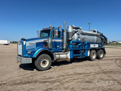 1997 Bomega on 1998 Kenworth T800 6x4 Vacuüm Graafmachine