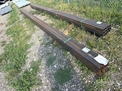 Quantity of (12) 2025 Kit Containers Steel 20 ft x 2 in x 2 in Pipe