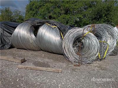 Quantity of (8) Aluminum Rod Coils