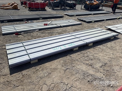 Quantity of (30) 12 ft x 35 in Clear Corrugated Polycarbonate Roof Panel (Unused)