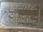 Engine with Emission Label