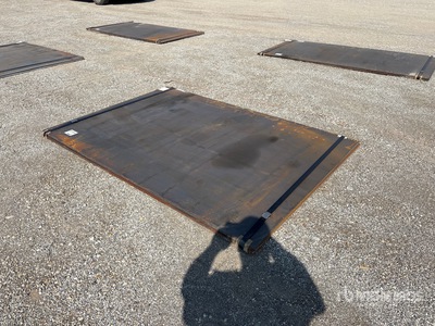 Quantity of (2) 2025 Kit Containers 5 ft x 7 ft 4 in Steel Plates