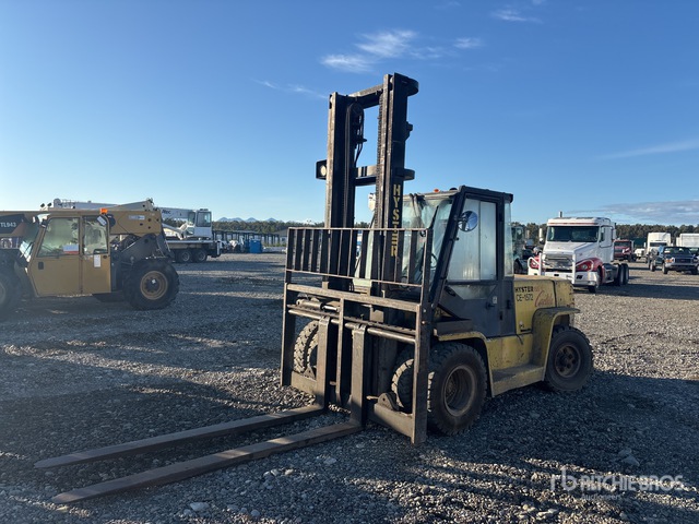 1997 Hyster H155XL 14100 lb Pneumatic Tire Forklift