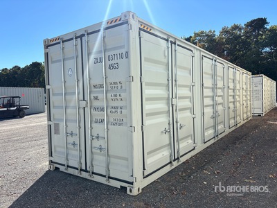 2026 40 ft High Cube Multi-Door Storage Container