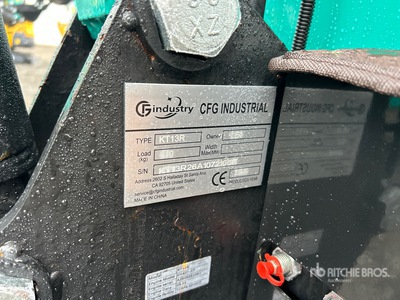 2026 CFG KT13R Mini Excavator (Unused)
