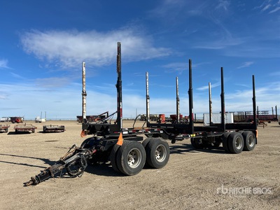 2023 Peerless R-4050W-77-258 30 ft Quad/A Short Wood Log Trailer