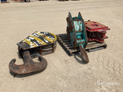 Quantity of (3) Crane Hook - Fits 35 ton cranes