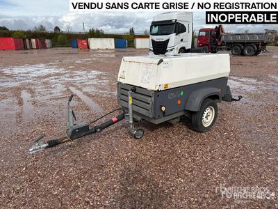 2013 Atlas Copco 30 kVA Mobile Groupe Electrogene Generator (Inoperable)