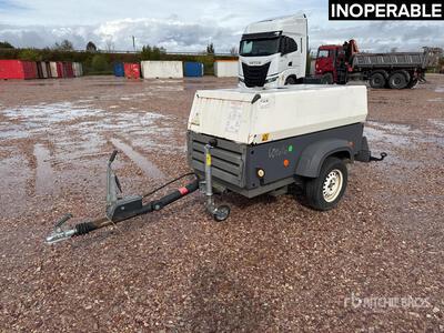2013 Atlas Copco 30 kVA Mobile Groupe Electrogene Generator Set (Inoperable)