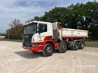 2016 Scania P410 8x4 Camion Bi-Benne شاحنة قلابة /ثلاثة محاور